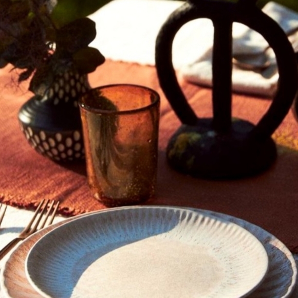 Anthropologie Julieta vase - navy/ivory